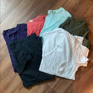 Six Anthropologie V Neck T-Shirts